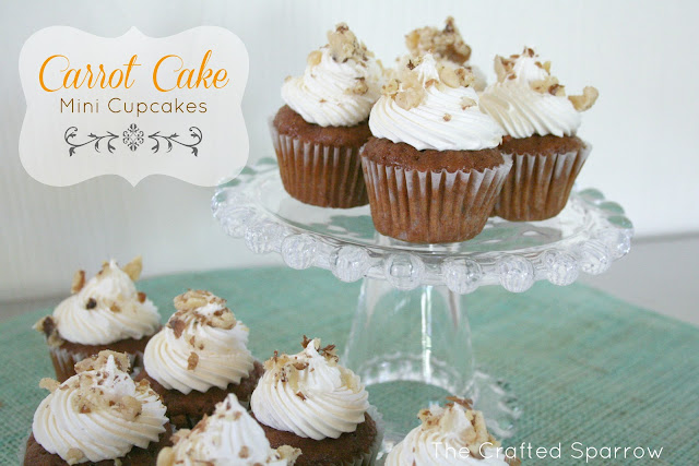 Carrot Cake mini Cupcakes