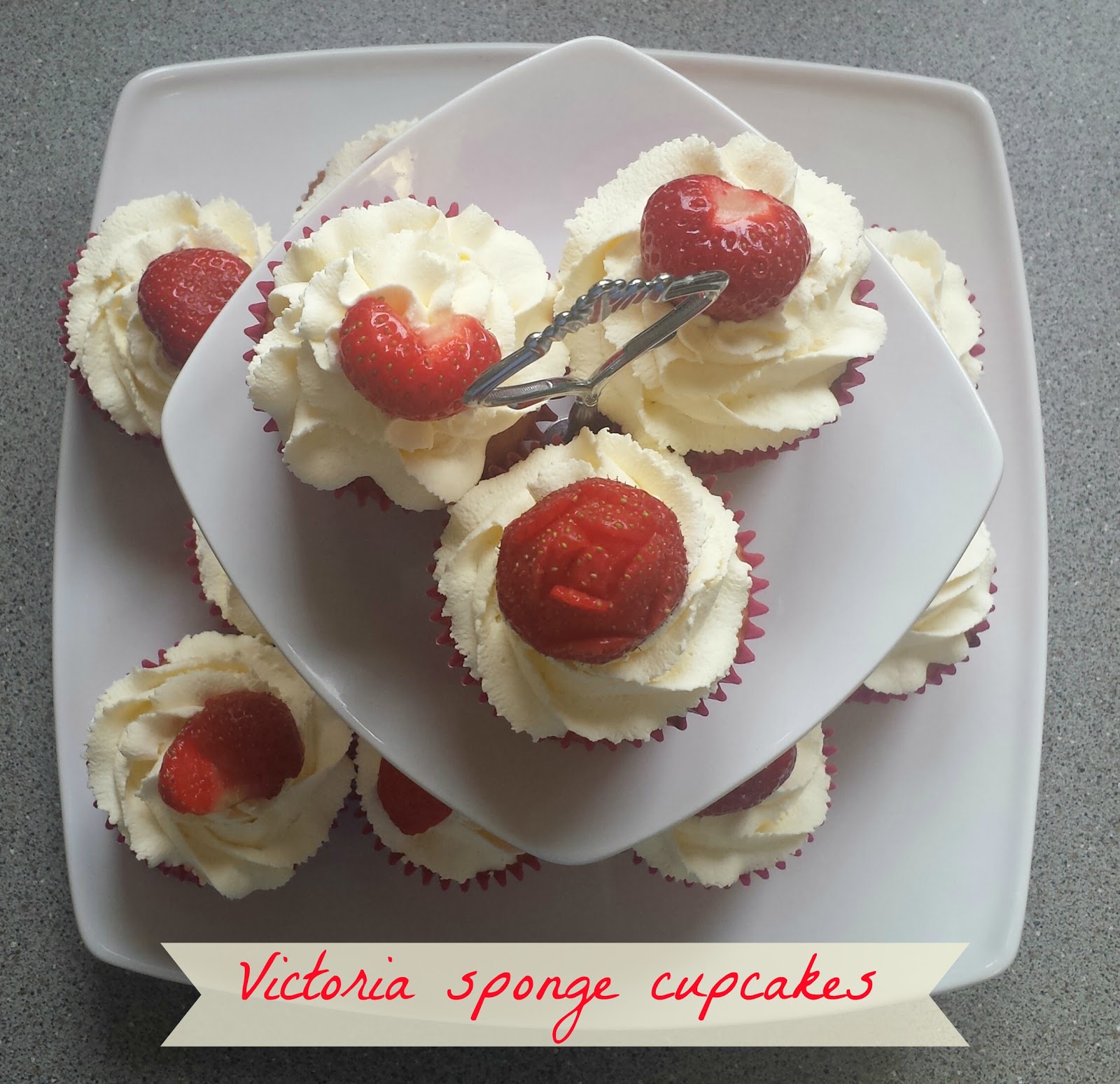 Recipe Victoria sponge cupcakes Stacey in the Sticks