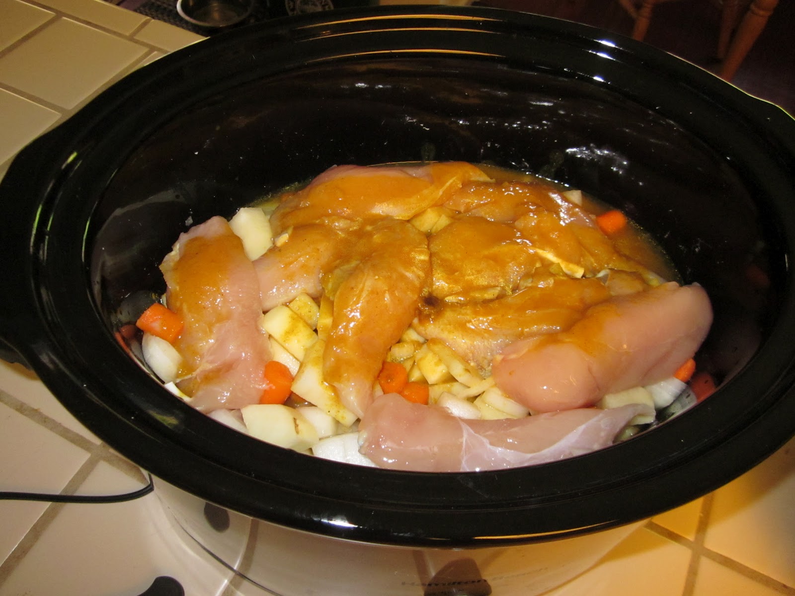 Craft Sauce Homemade Japanese Chicken Curry in the Crock Pot. No