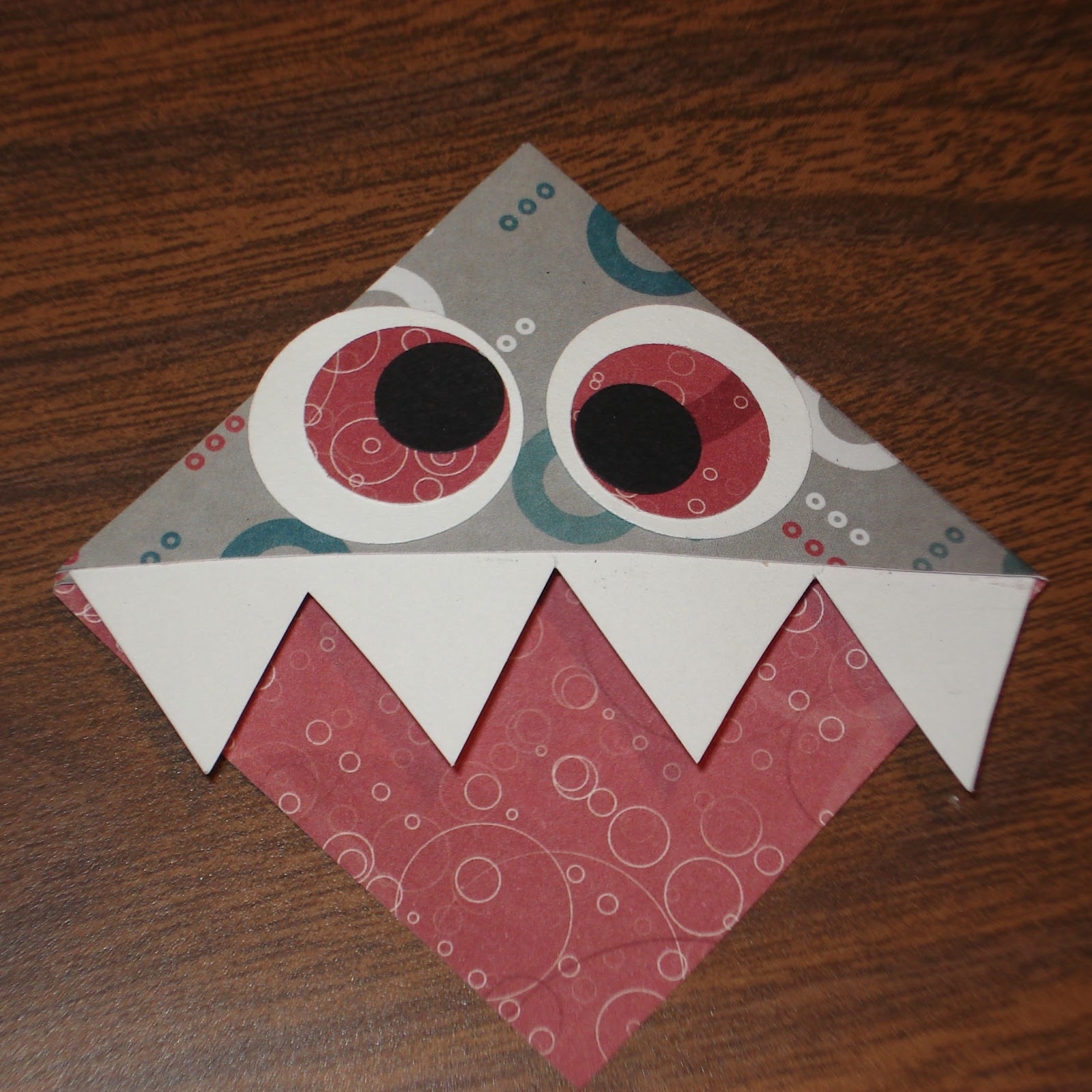 Karen's Ideas Galore! The "Bookie Monster" Bookmark HowTo...