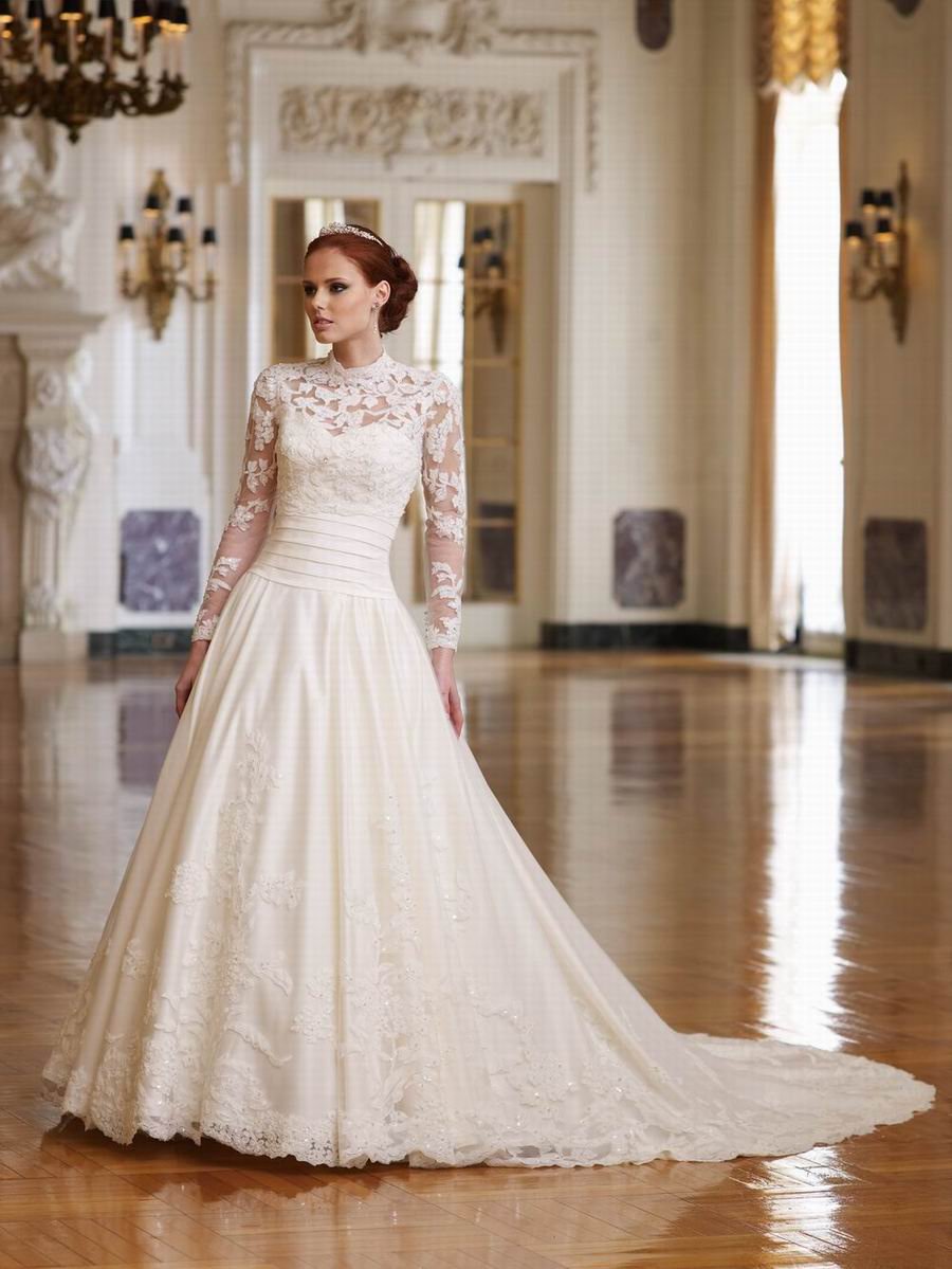Fashion She9: Petite Wedding Dresses With Sleeves – Lace Sleeve By