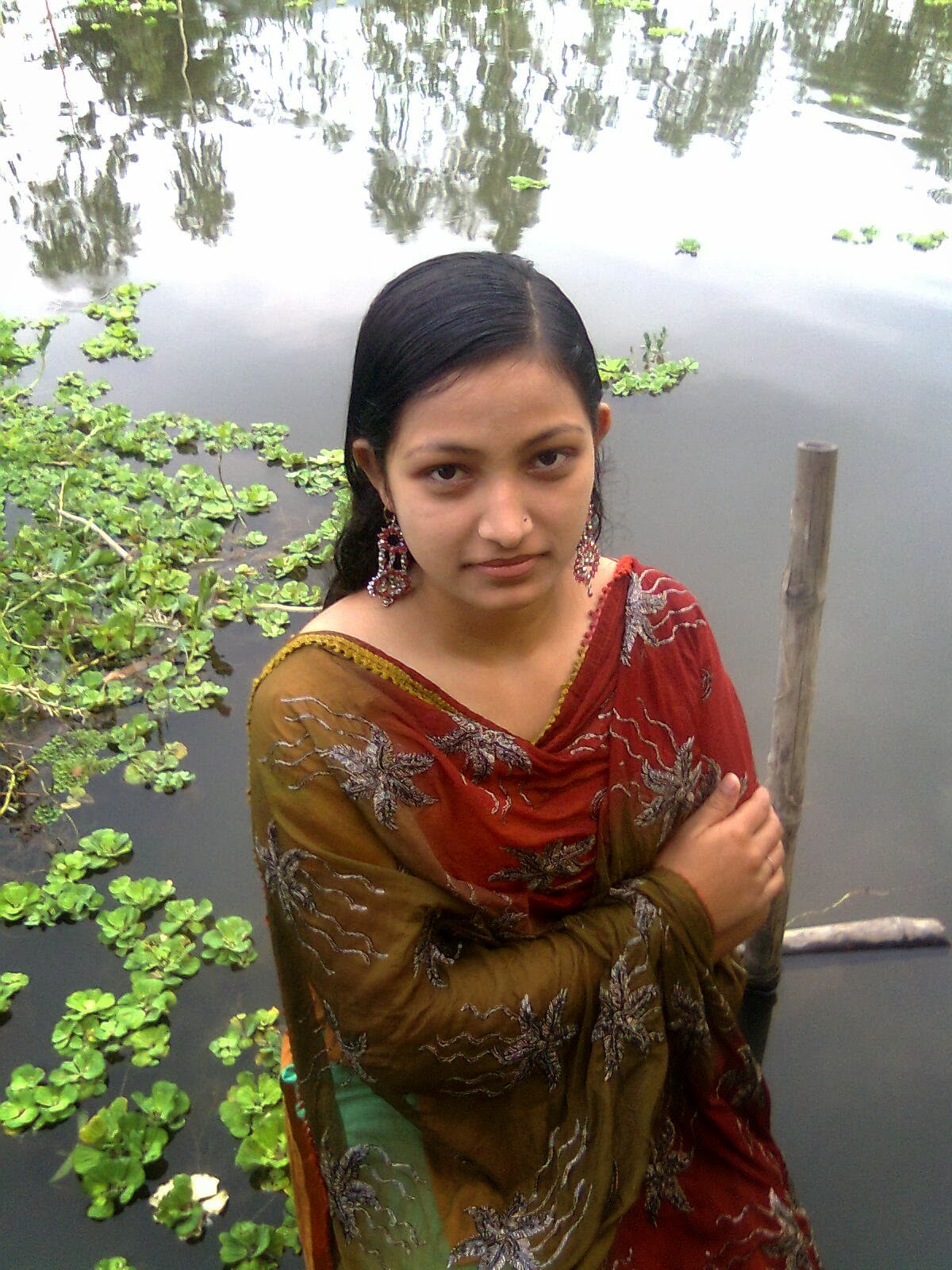 Indian girl caught jungle