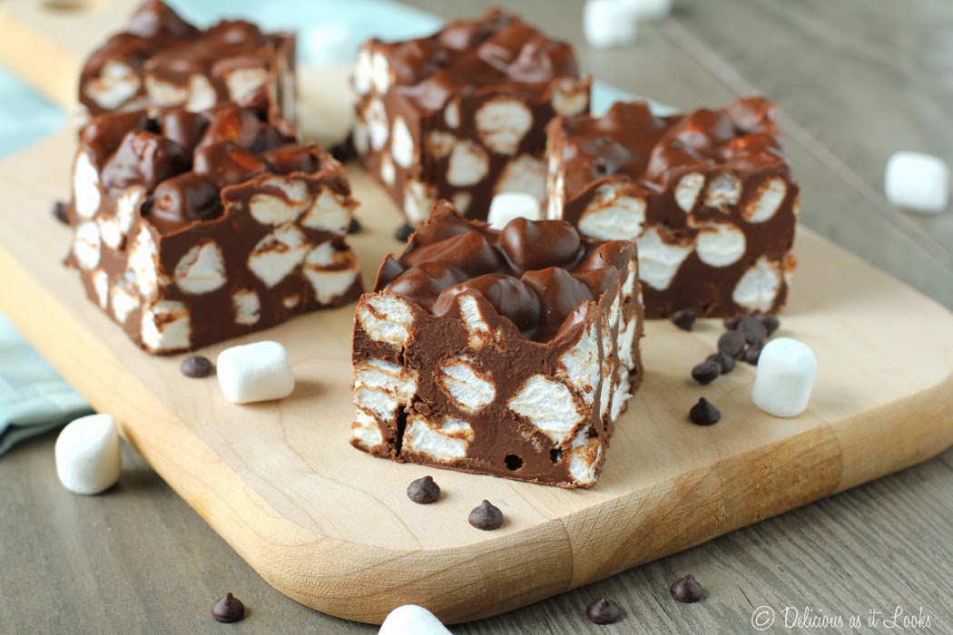 Delicious as it Looks ThreeIngredient Peanut Butter Marshmallow Fudge