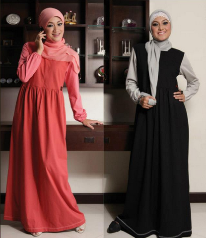 Gambar dress muslimah modern