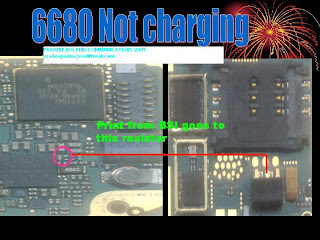 nokia 6680 not charging problem