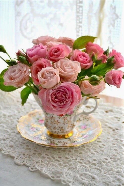 Flowers in a Teacup Dreaming Gardens