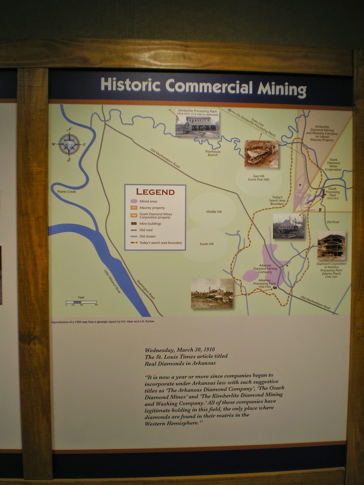 The Road Genealogist Crater of Diamonds State Park, Arkansas