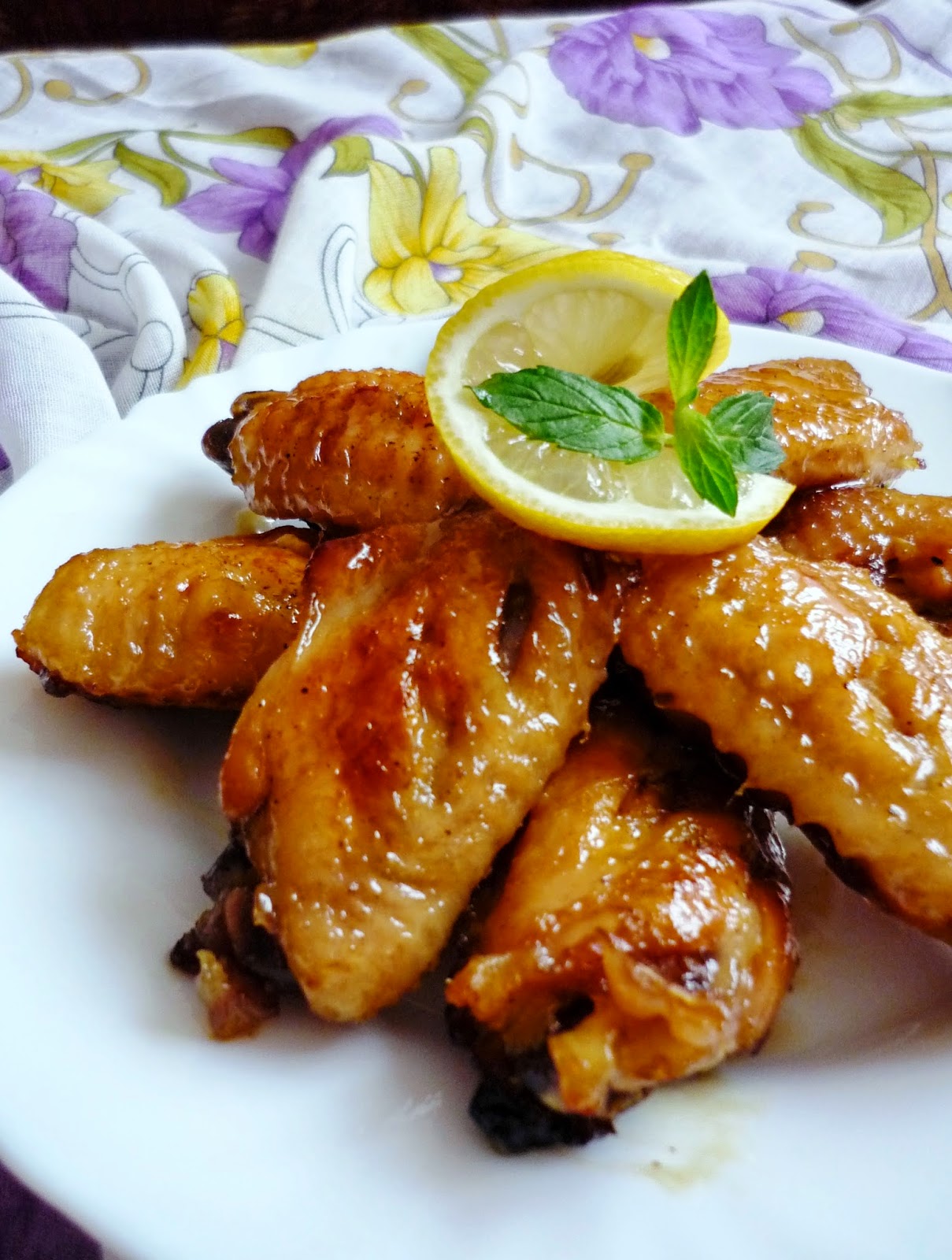 Citra's Home Diary Lemon Honey Chicken Wings