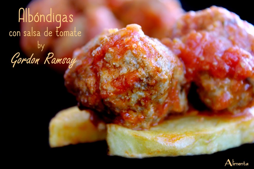 ALIMENTA ALBÓNDIGAS CON SALSA DE TOMATE by GORDON RAMSAY