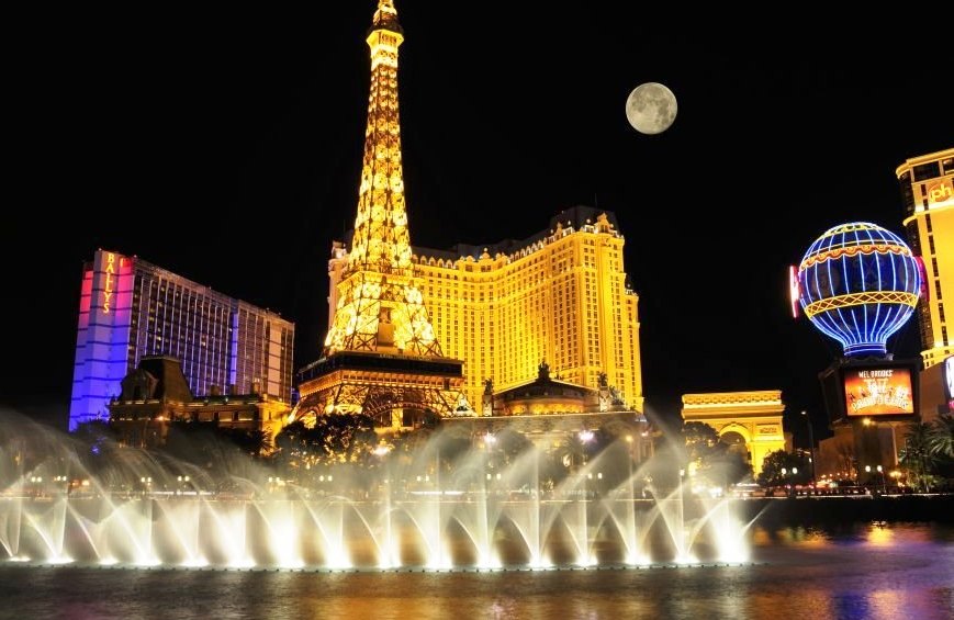 Torre Eiffel en el Hotel París de Las Vegas