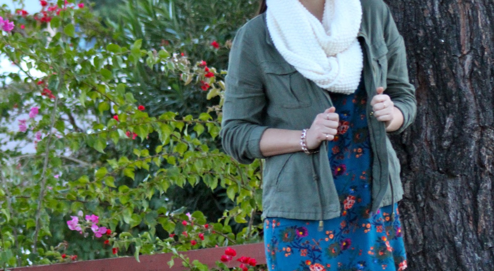 LunaVida Flower Hour Jacket + Dress + Boots + Scarf (& a Giveaway!)