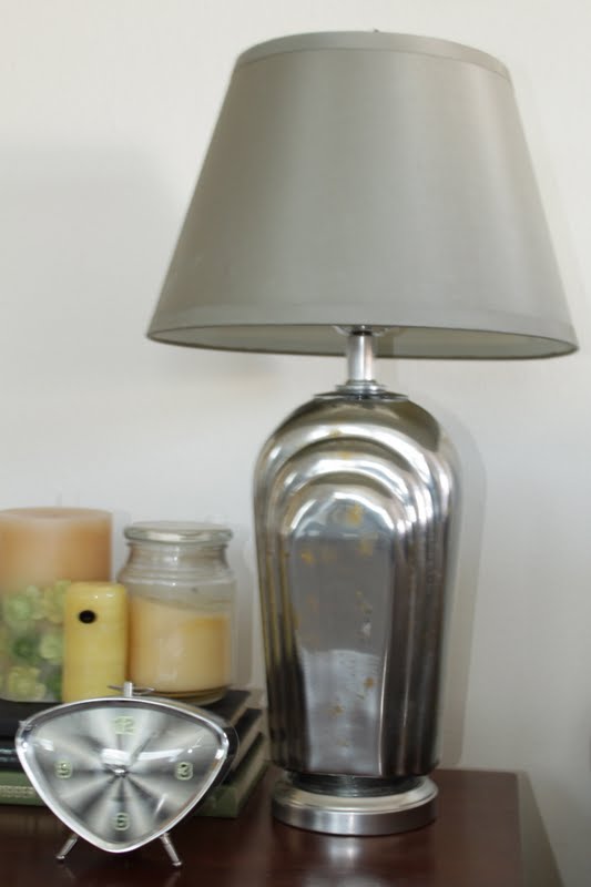 from Gardners 2 Bergers DIY Crate & Barrel Mercury Glass Lamp