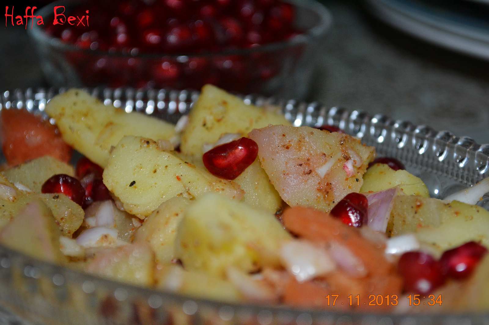 pomegranate potato salad