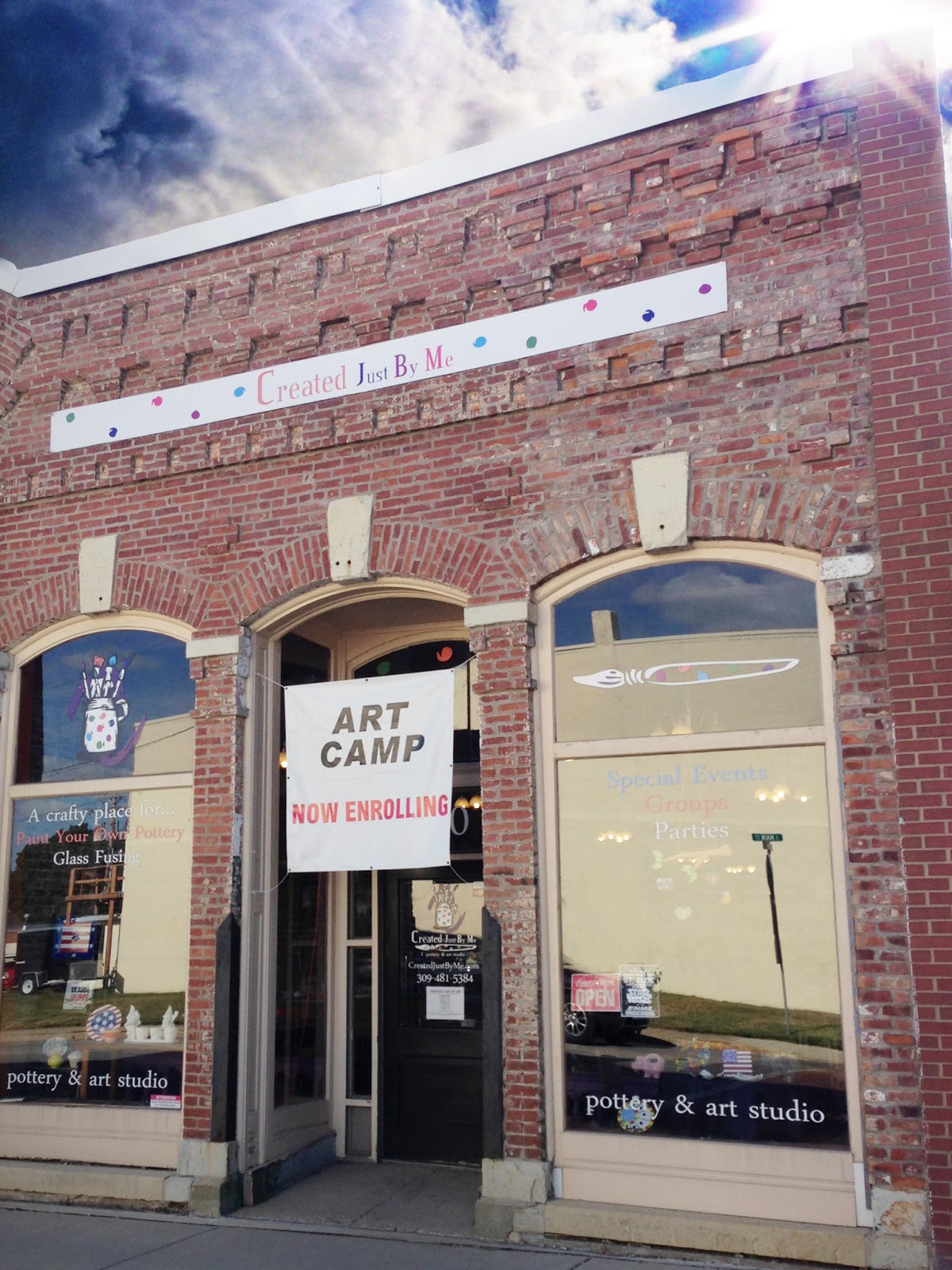 the Creative Orchard INSPIRE Paint Your Own Pottery Studio!