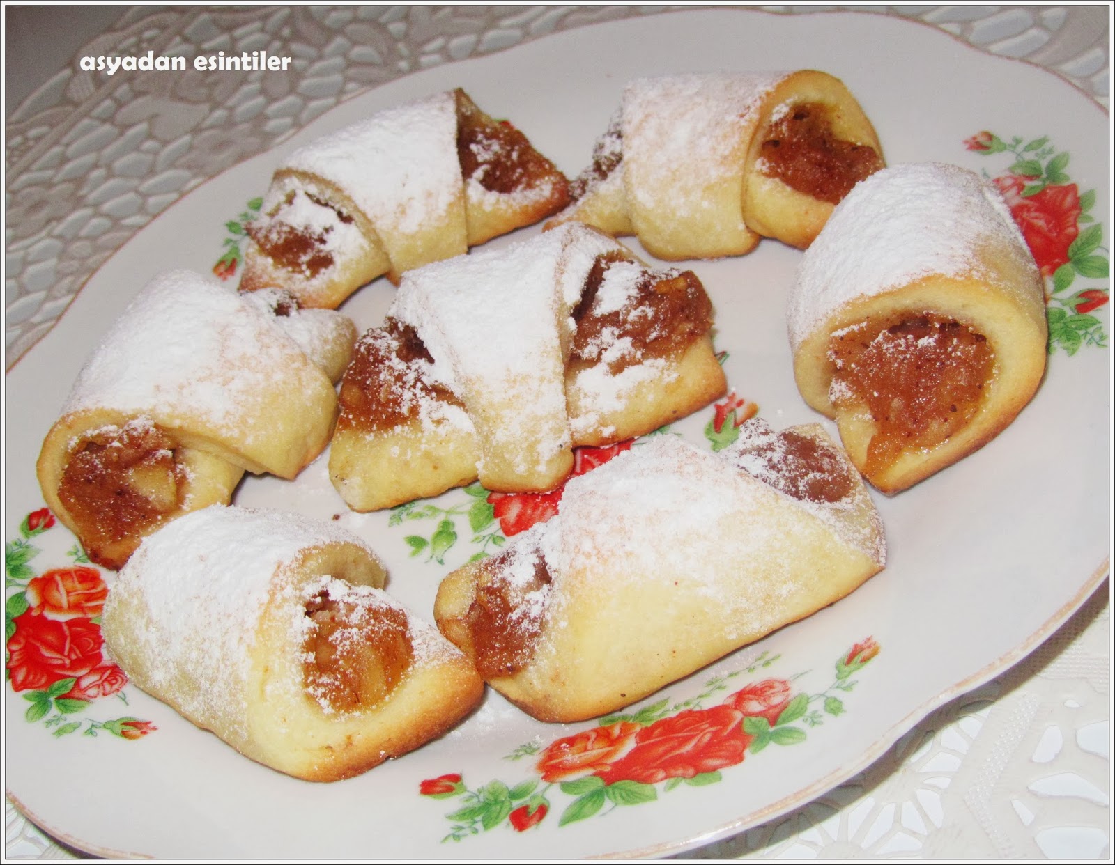 asyadan esintiler Sıvı yağlı Elmalı Kurabiye