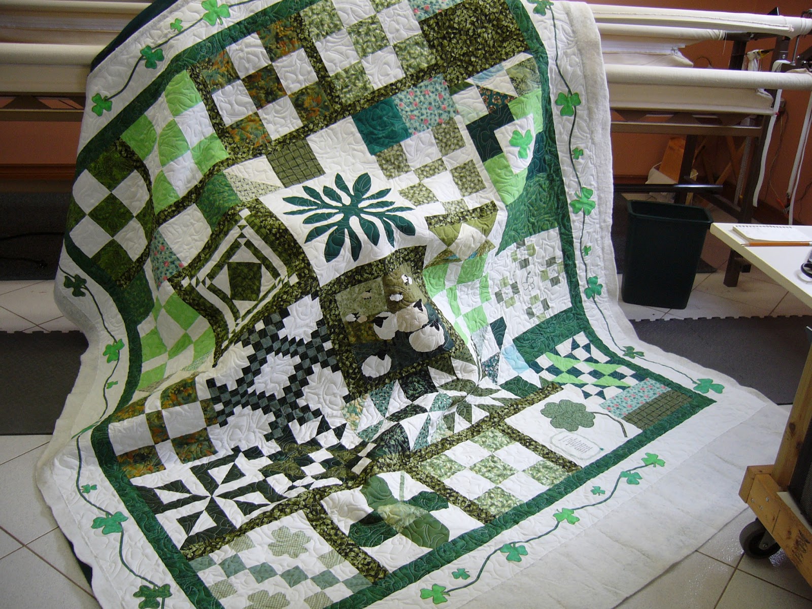 caledonia quilter the Irish Quilt