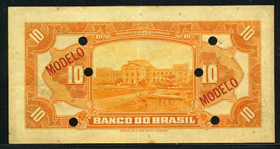 Brazil Cruzeiro 10 Mil Reis Real banknote
