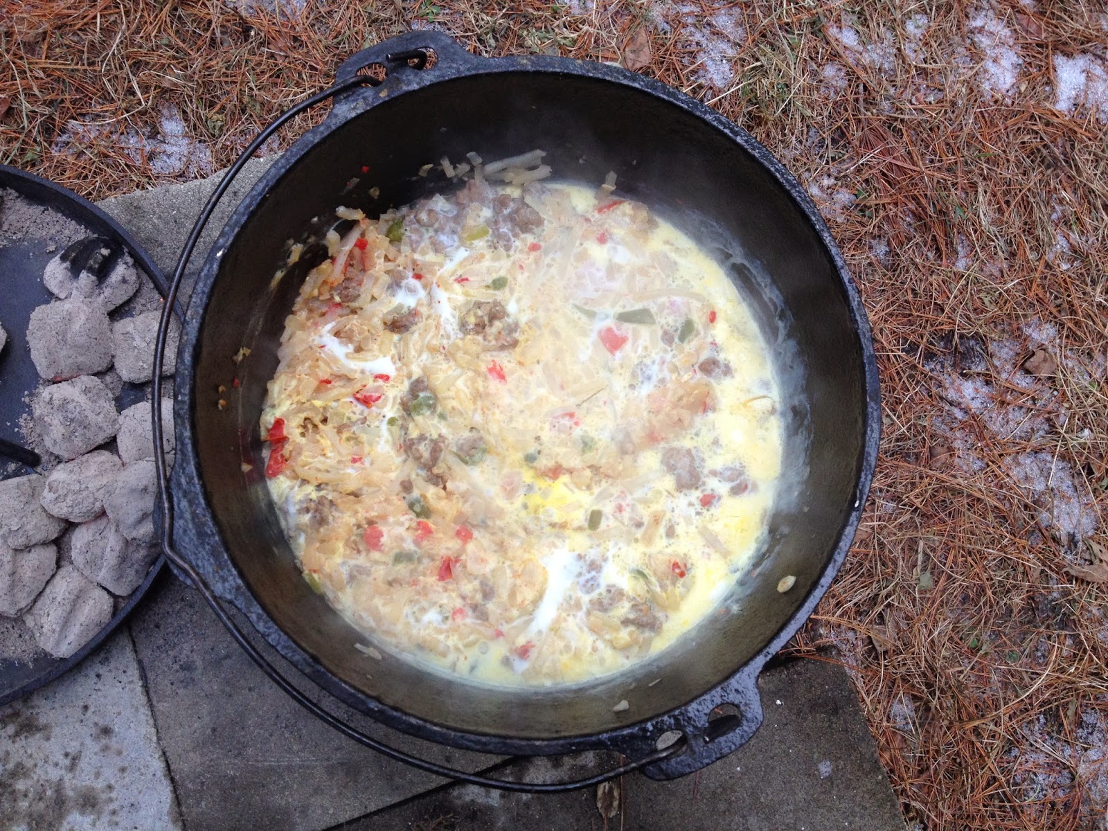 Maine Outdoor Living Dutch Oven Mountain Man Breakfast