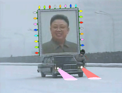 Kim Jong Un recibe un premio por su defensa de la paz. 