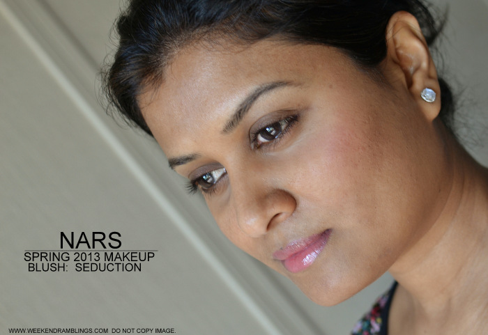 Weekend Ramblings Nars Blush Seduction Spring 2013 Makeup Collection Review Swatches Fotd This was the first nars blush i tried after which i have bought a few more. weekend ramblings