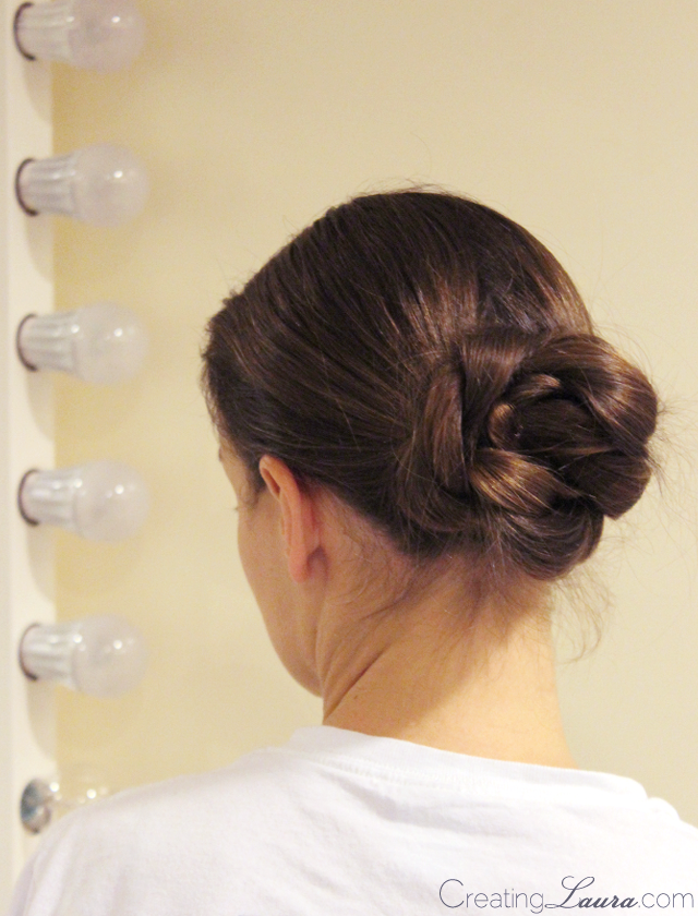 Creating Laura Bridesmaid Hairstyle 3 The Double Rope Braid Bun