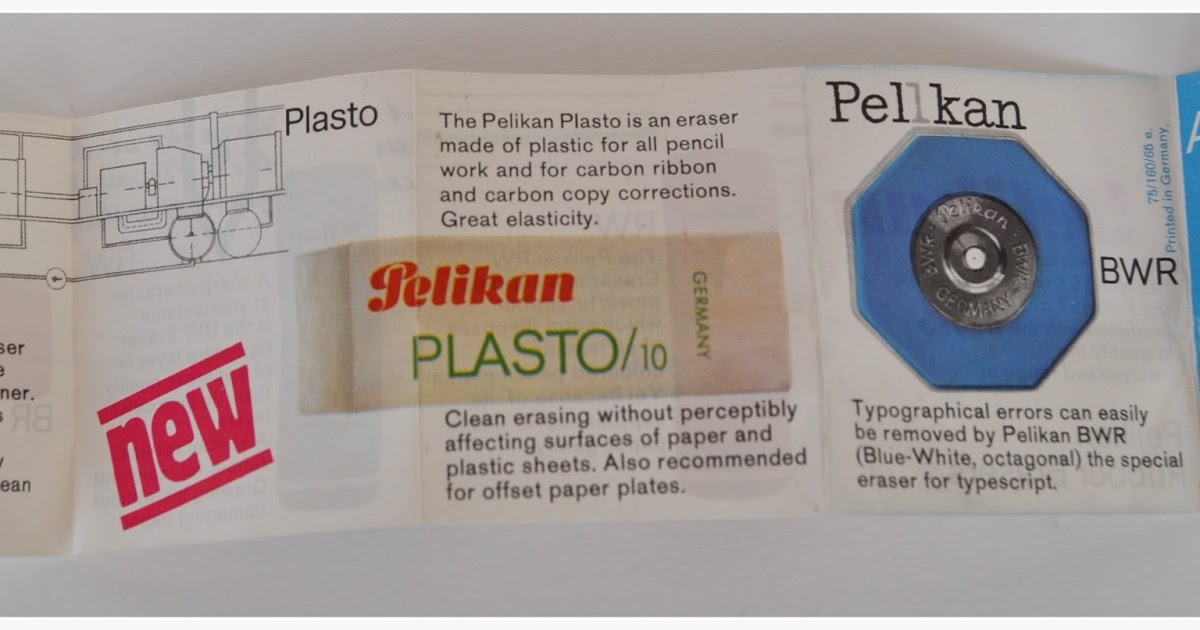 Palimpsest Pelikan Erasers