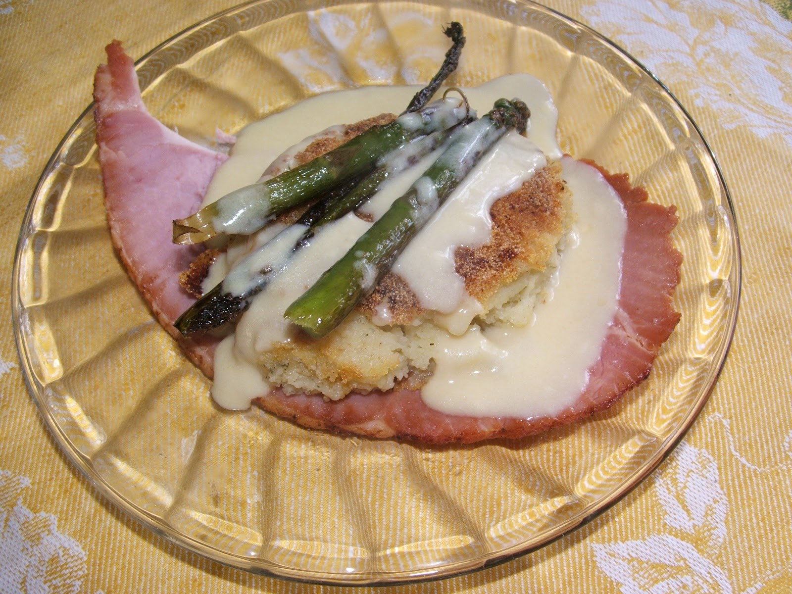 God's Growing Garden Ham, Asparagus & Potato Pancake Stacker