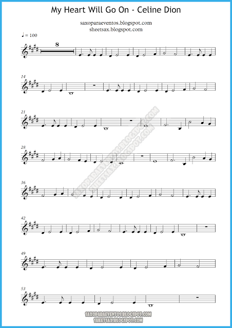 titanic my heart will go on music score sheet music and backing my heart will go on violin sheet music