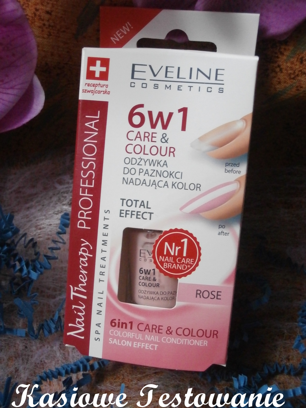 Kasiowe Testowanie: Testuję z marką Eveline Cosmetics: ODŻYWKA NAIL ...