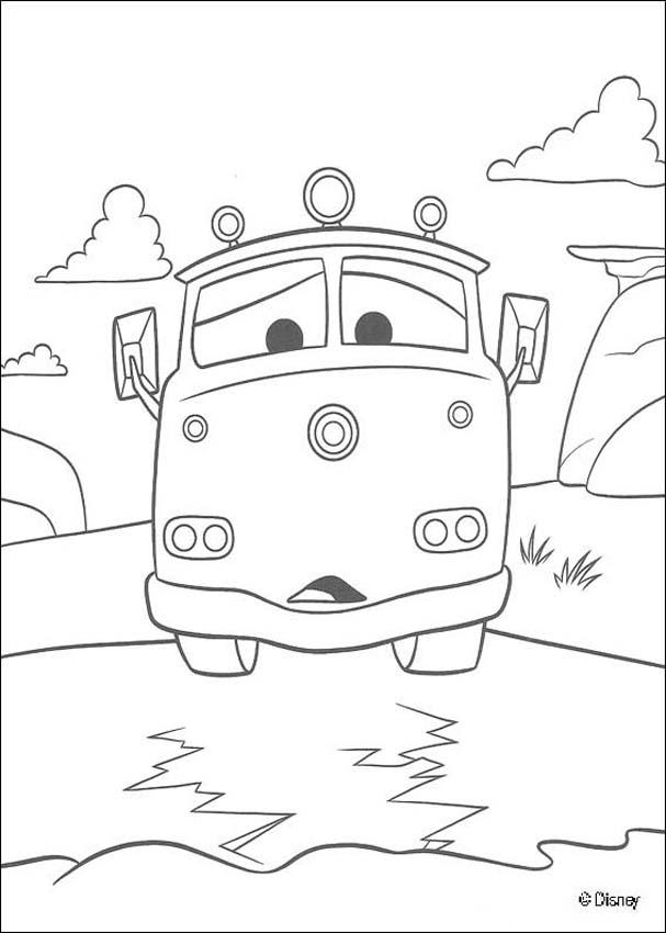 Krafty Kidz Center: Cars 2 Movie coloring sheets