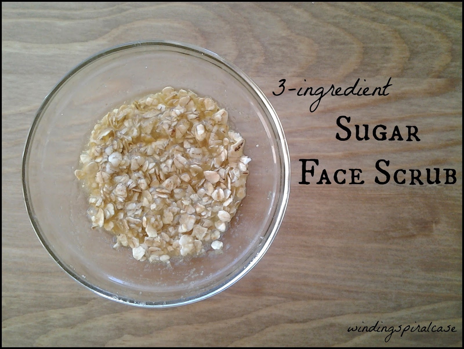Winding Spiral Case Sugar Face Scrub