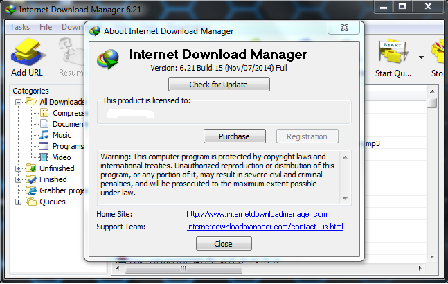 Internet Download Manager Registration
