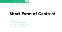 fidic green book short form of contract pdf