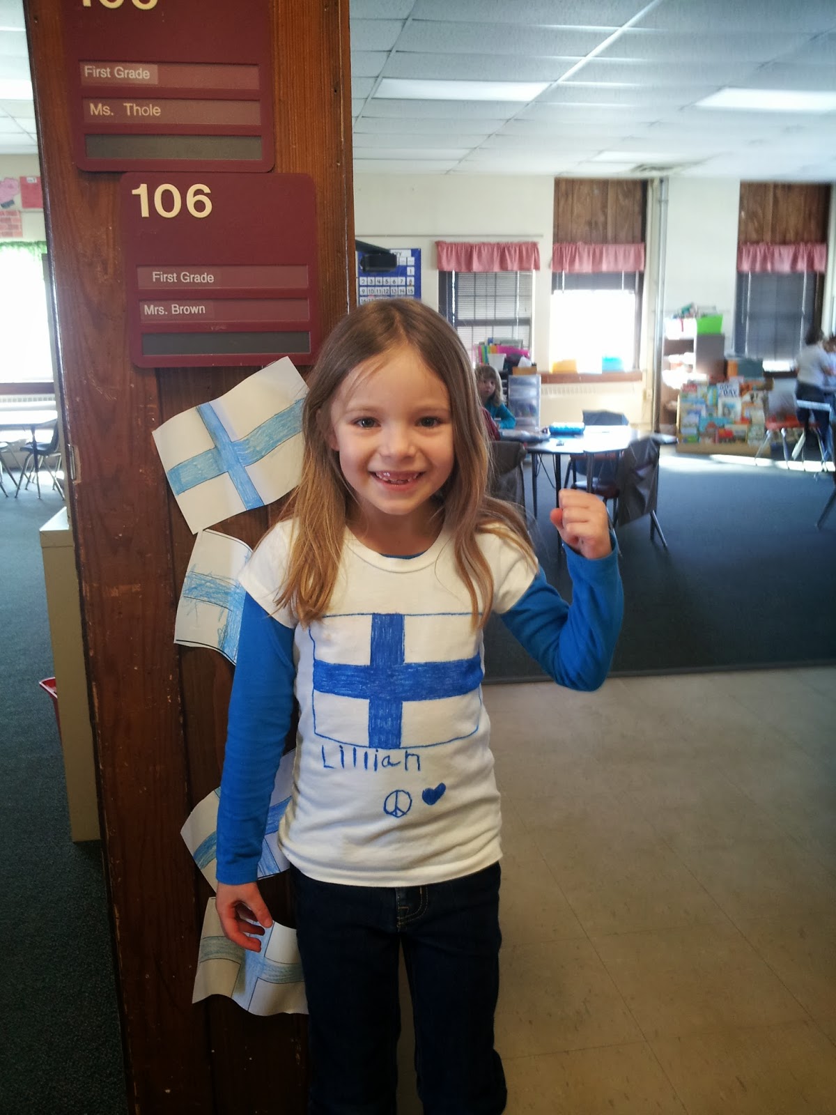 Olympic dress up day today at Maplewood Elementary Sparta Area School