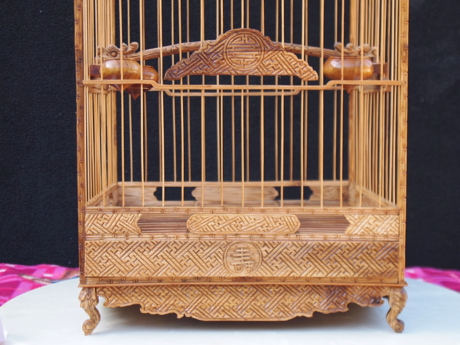 Asian Bamboo Bird Cages HVT 001
