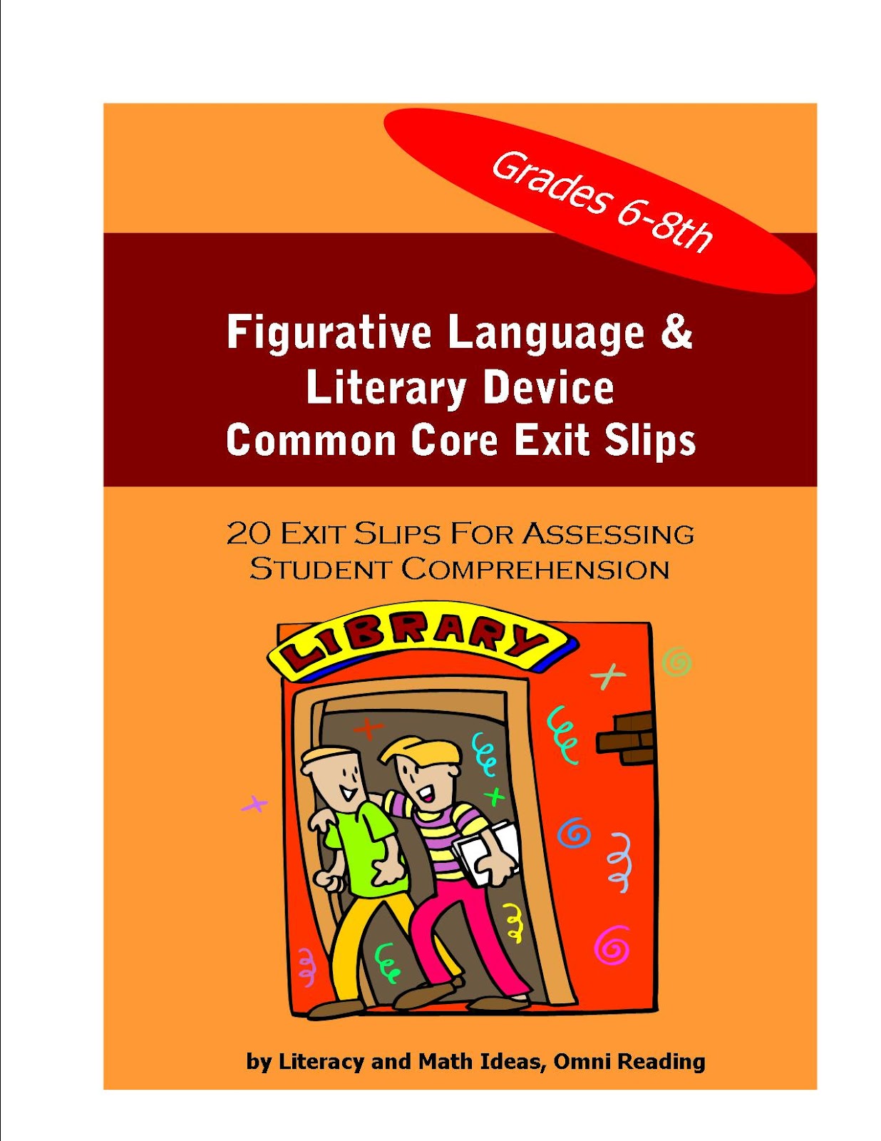 Simply Centers Figurative Language Exits Slips for Middle School!