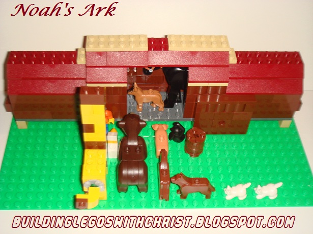 Building LEGOS with Christ, Noah's Ark LEGO Creation, Biblical LEGO Creations