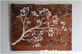 Cách làm tranh gỗ cực sang