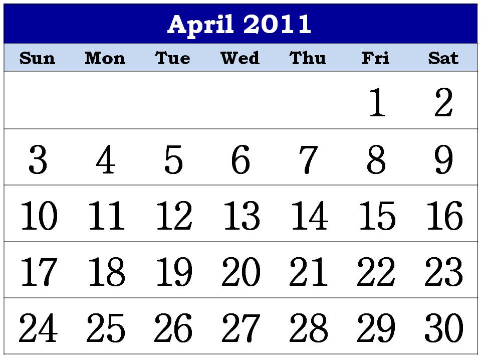 2011 april calendars. 2011 calendar march april.