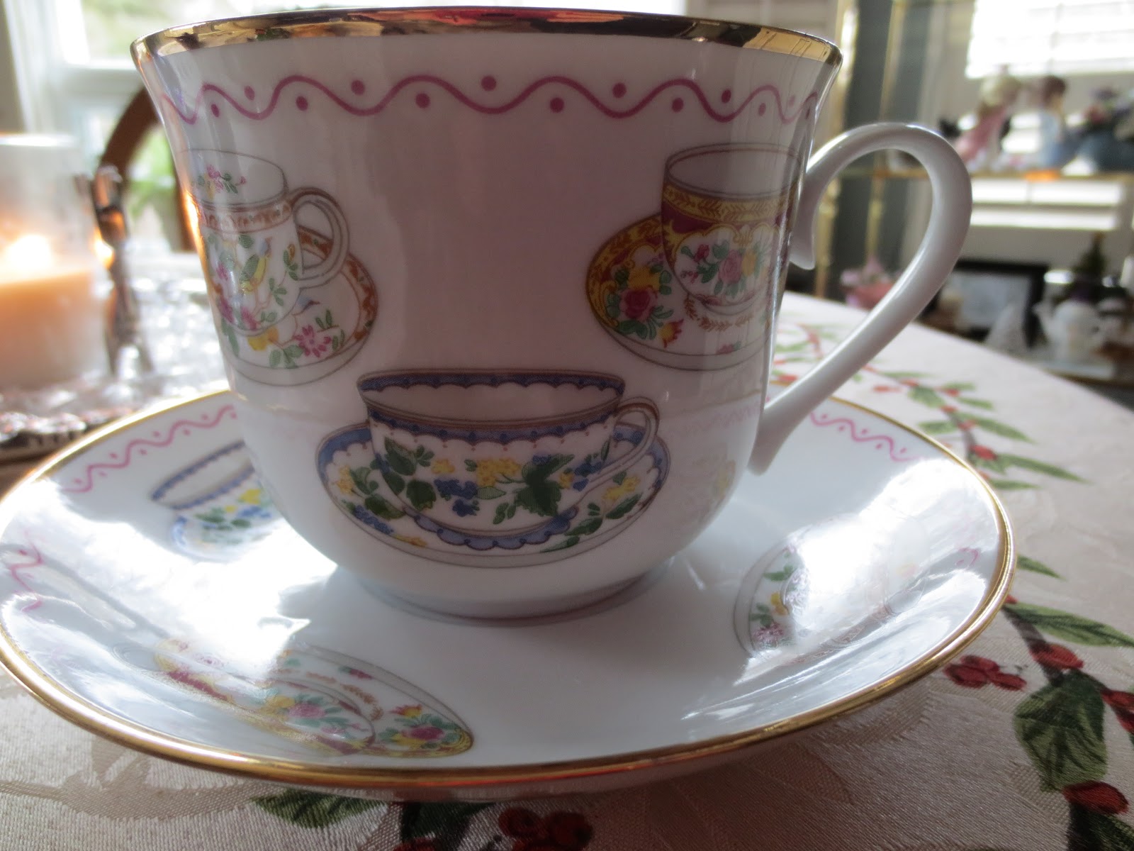 Lavender Cottage Tea in a Large Tea Cup