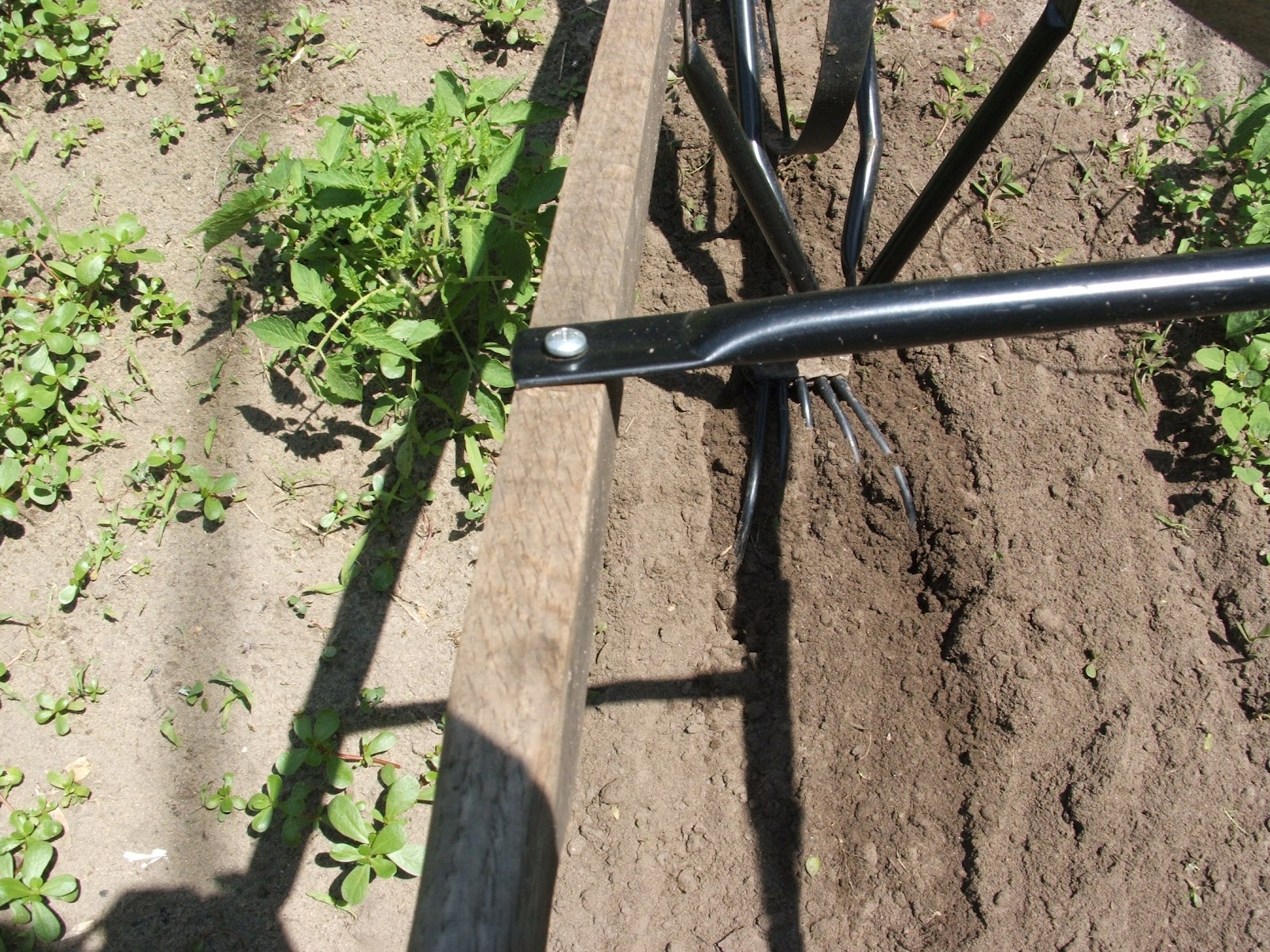 God's Growing Garden Tools High Wheel Cultivator