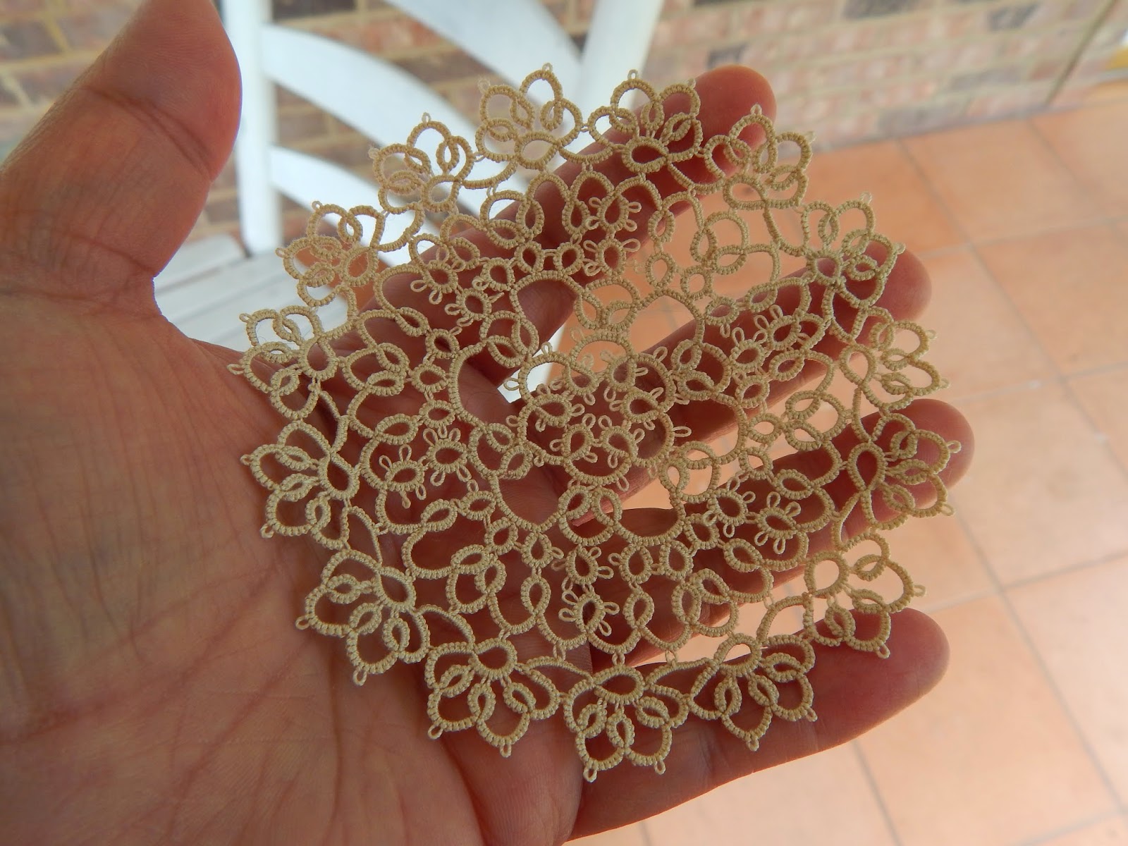 Carollyn's Tatting Blog Tatting Renulek Doily Update