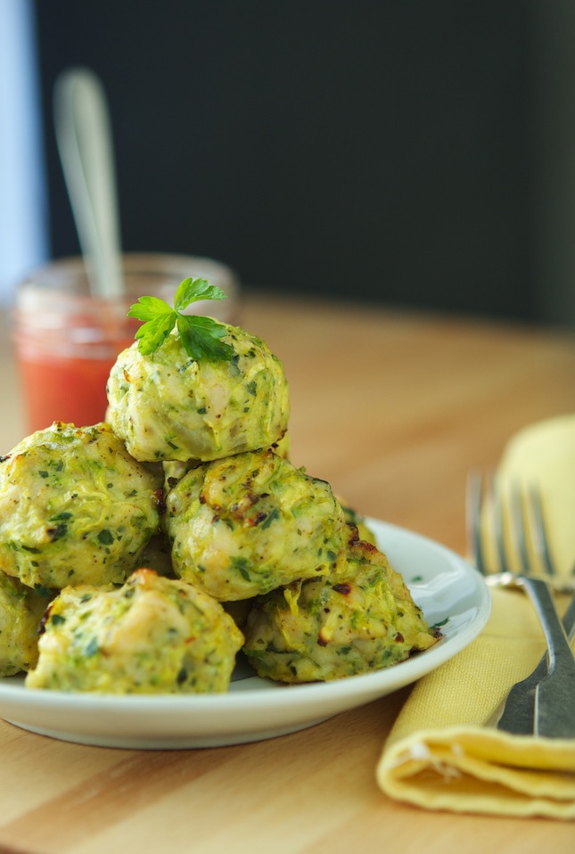 The Iron You Baked Chicken Zucchini Meatballs