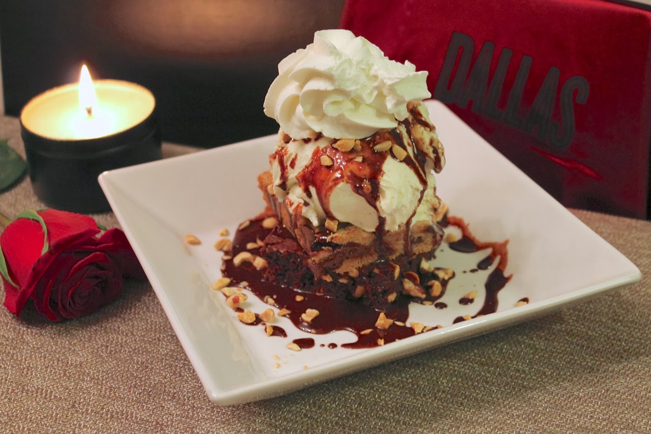 Dallas Desserts Valentine's Day John Ross's Brownie-Blondie Sundae