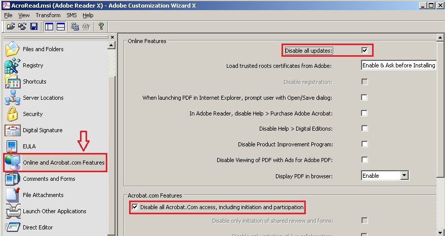 acroread.msi cannot be found acroread.msi cannot be found