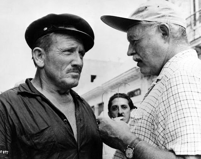 Stunning Image of Spencer Tracy and Ernest Hemingway in 1958 