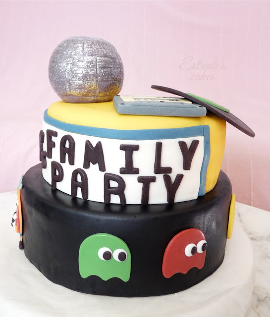 Tarta de los 80 con fondant - 4