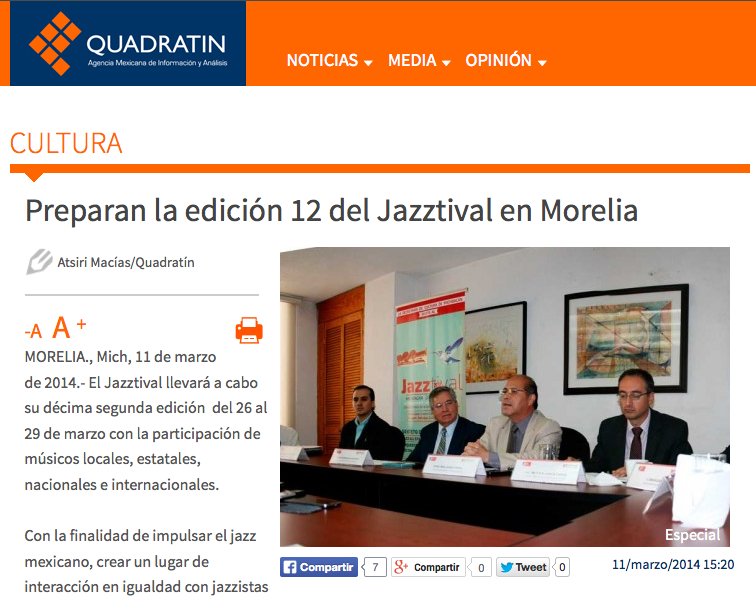 http://www.quadratin.com.mx/cultura/Preparan-la-edicion-12-del-Jazztival-en-Morelia/