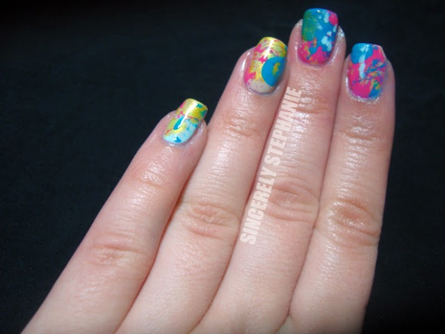 straw-splatter-nail-art