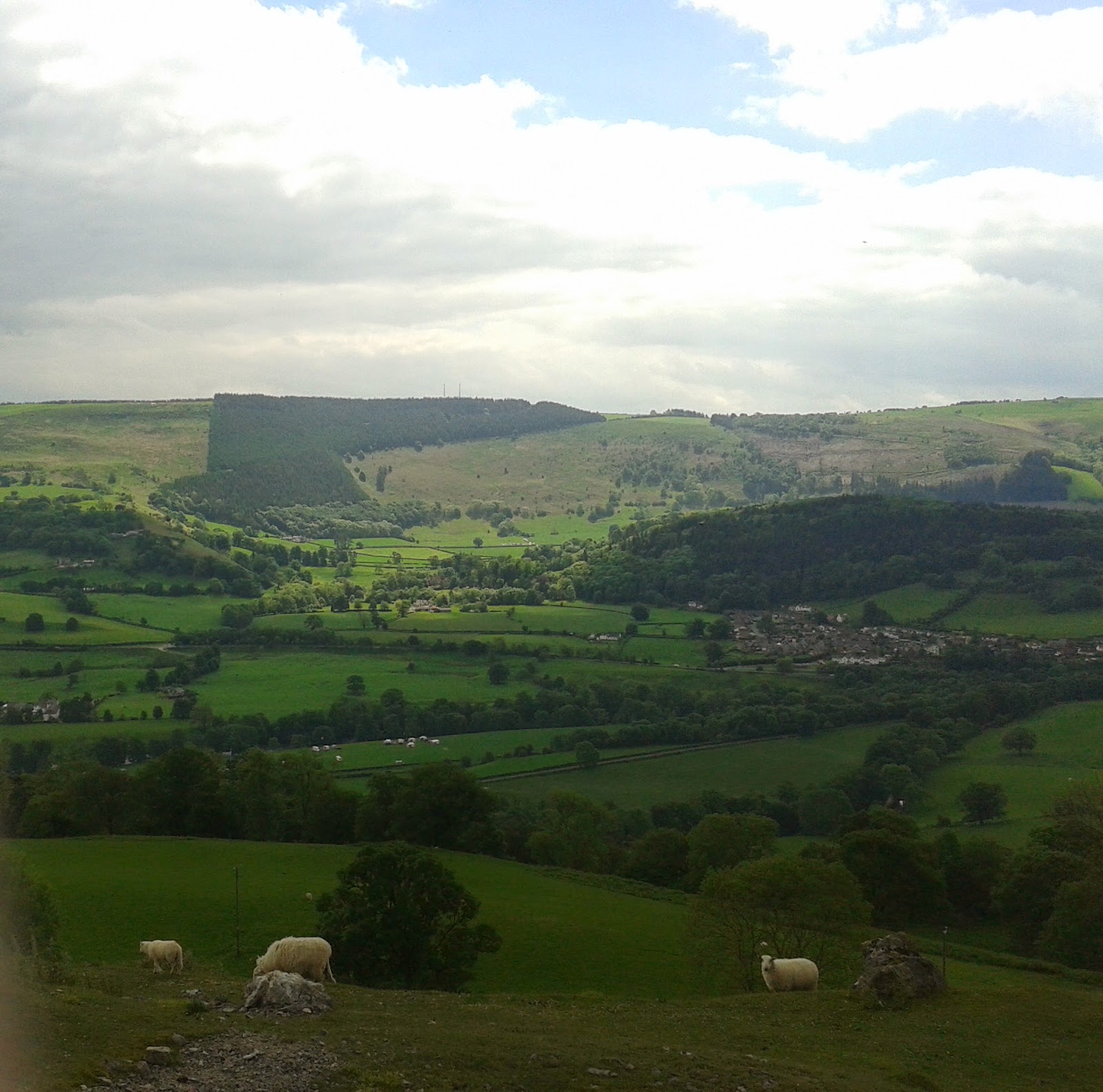 Crystal Sparkly Dreams A Little Visit To The Panorama Hills in Llangollen, North Wales